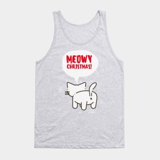 Meowy Christmas Catmas Tank Top